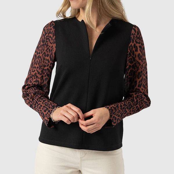 Zipped Neckline