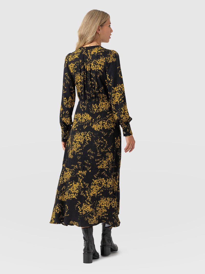 Adaline Zip Up Dress - Yellow Mimosa - Women's Dresses | Saint + Sofia® UK