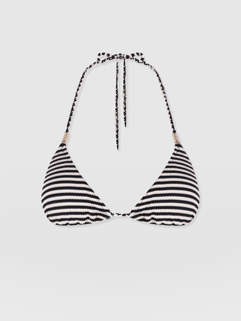 Alba Triangle Bikini Top - Stripe - Women's Swimwear | Saint + Sofia® UK