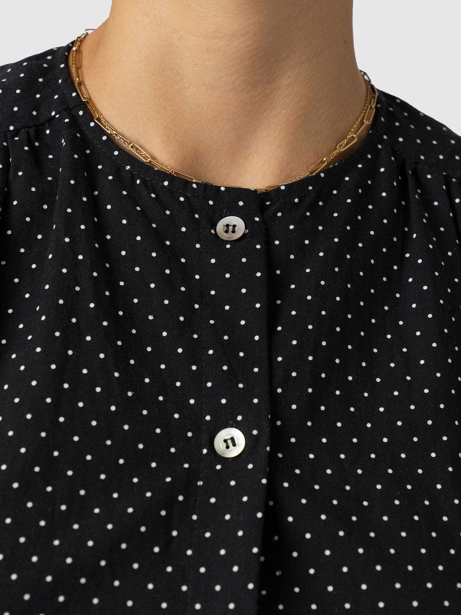 Amelie Blouse - Polka Dot - Women's Blouses | Saint + Sofia® UK