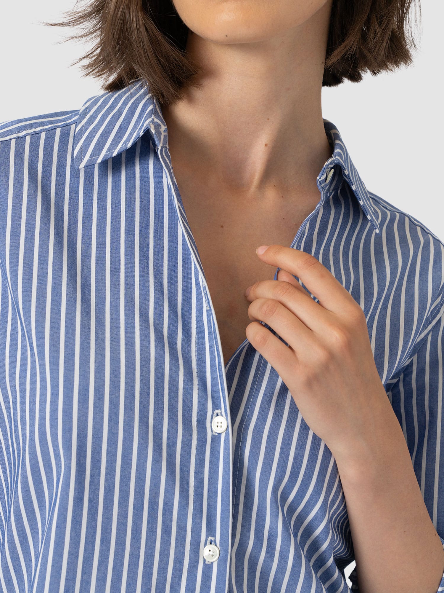 Anneliese Shirt - Blue Stripe