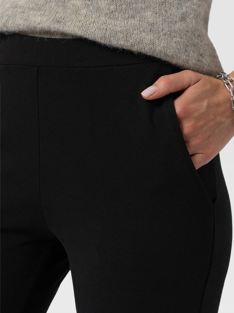 Apartment Pant Black - Women's Trousers | Saint + Sofia® UK