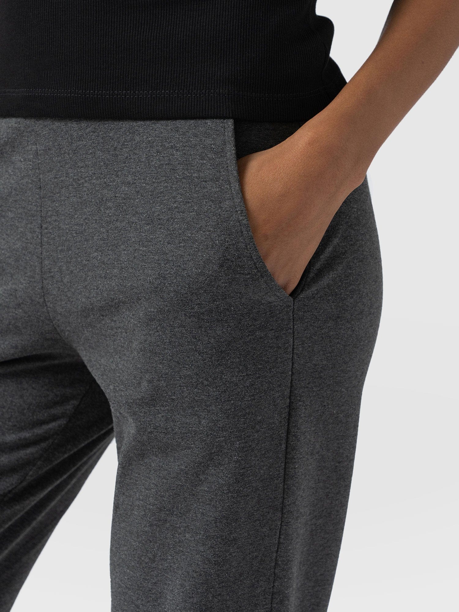 Apartment Pant Charcoal - Women's Trousers | Saint + Sofia® UK