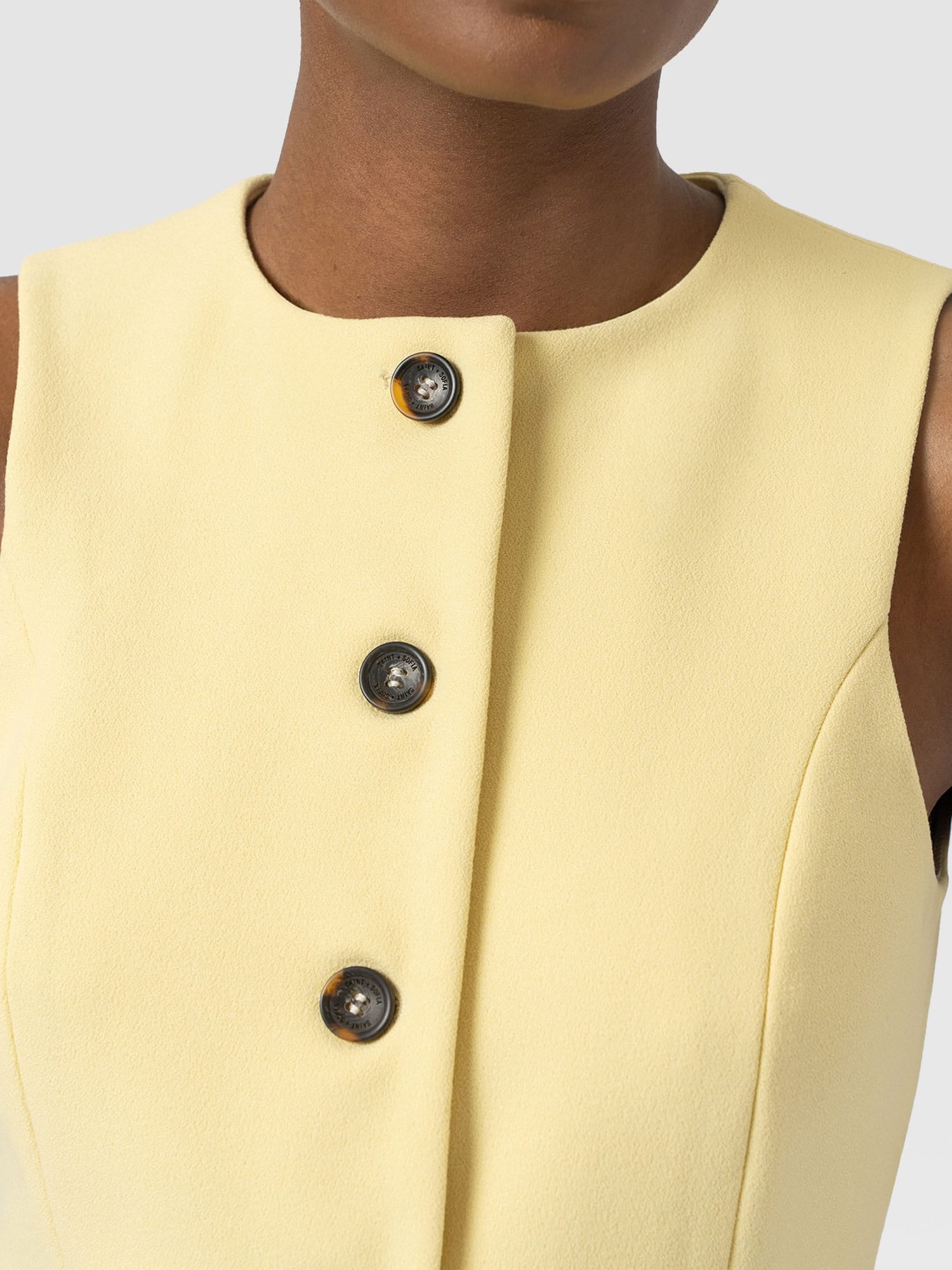 Argent Waistcoat - Butter Yellow