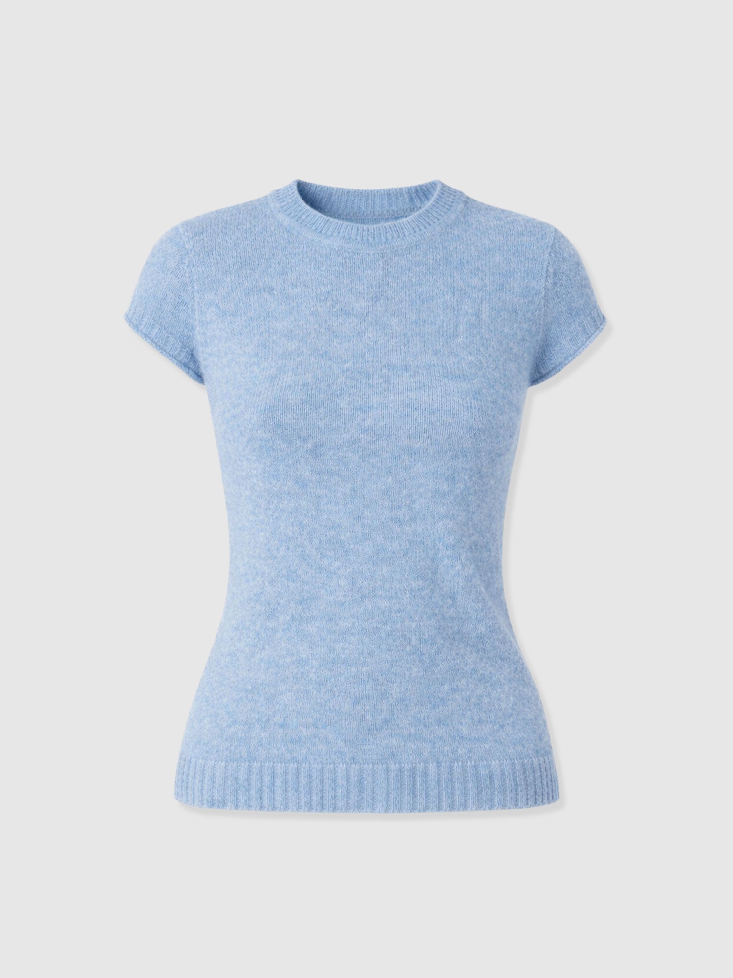 Ariella Baby Tee - Blue - Women's Jumpers | Saint and Sofia® UK