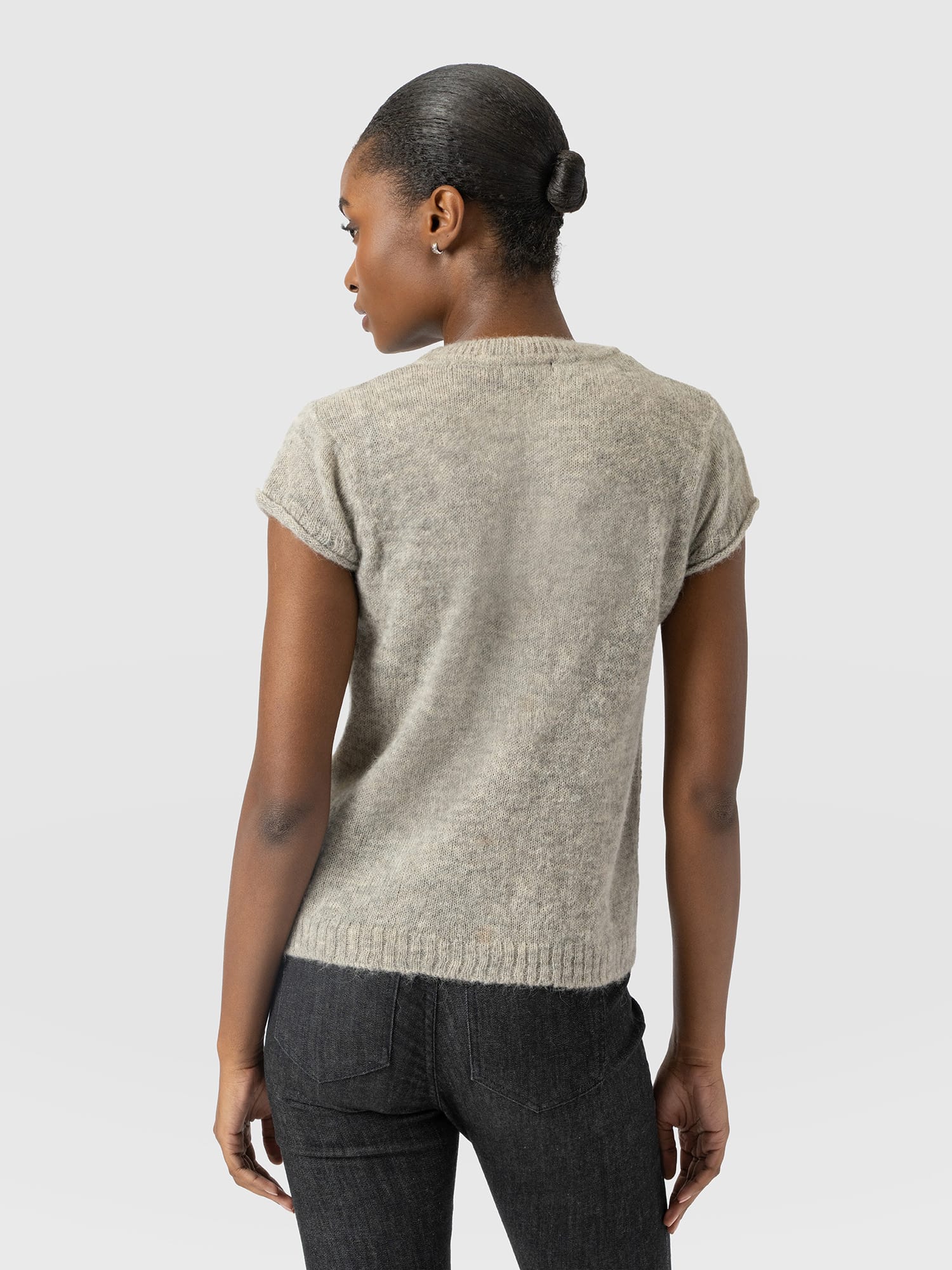 Ariella Baby Tee - Grey