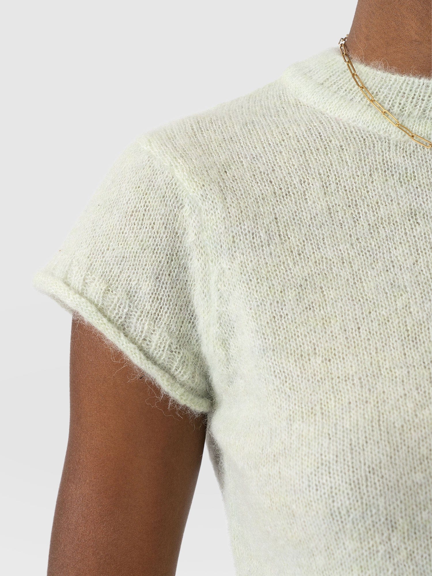 Ariella Baby Tee - Mint - Women's Jumpers | Saint + Sofia® UK