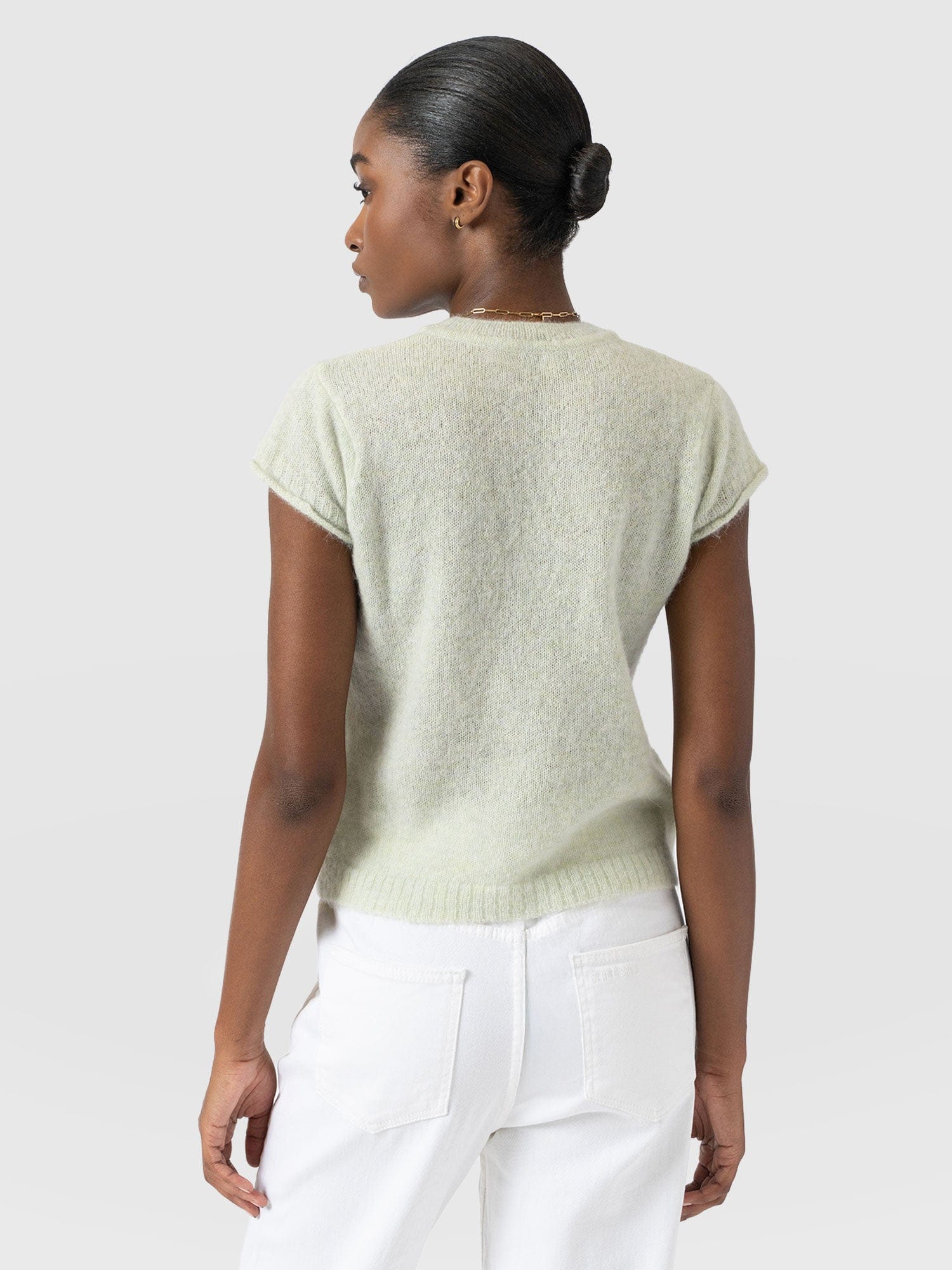 Ariella Baby Tee - Mint - Women's Jumpers | Saint + Sofia® UK