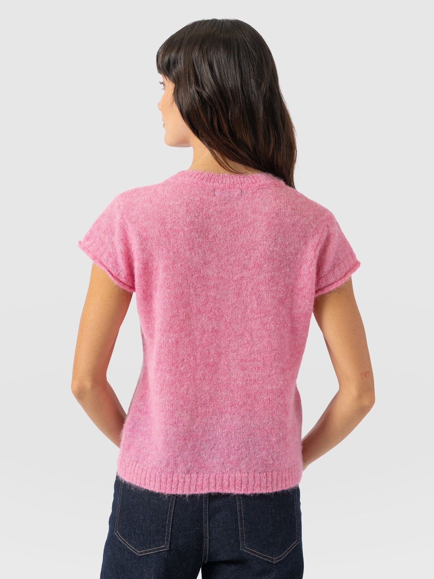 Ariella Baby Tee - Pink - Women's Jumpers | Saint + Sofia® UK
