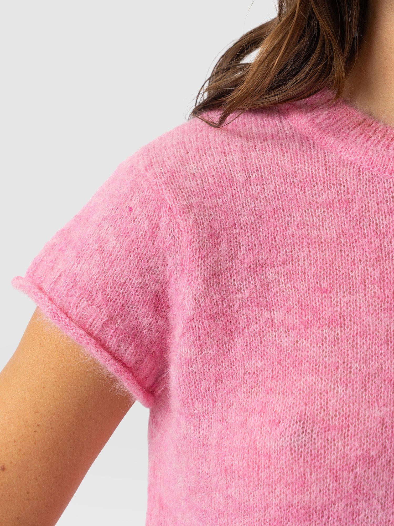 Ariella Baby Tee - Pink - Women's Jumpers | Saint + Sofia® UK