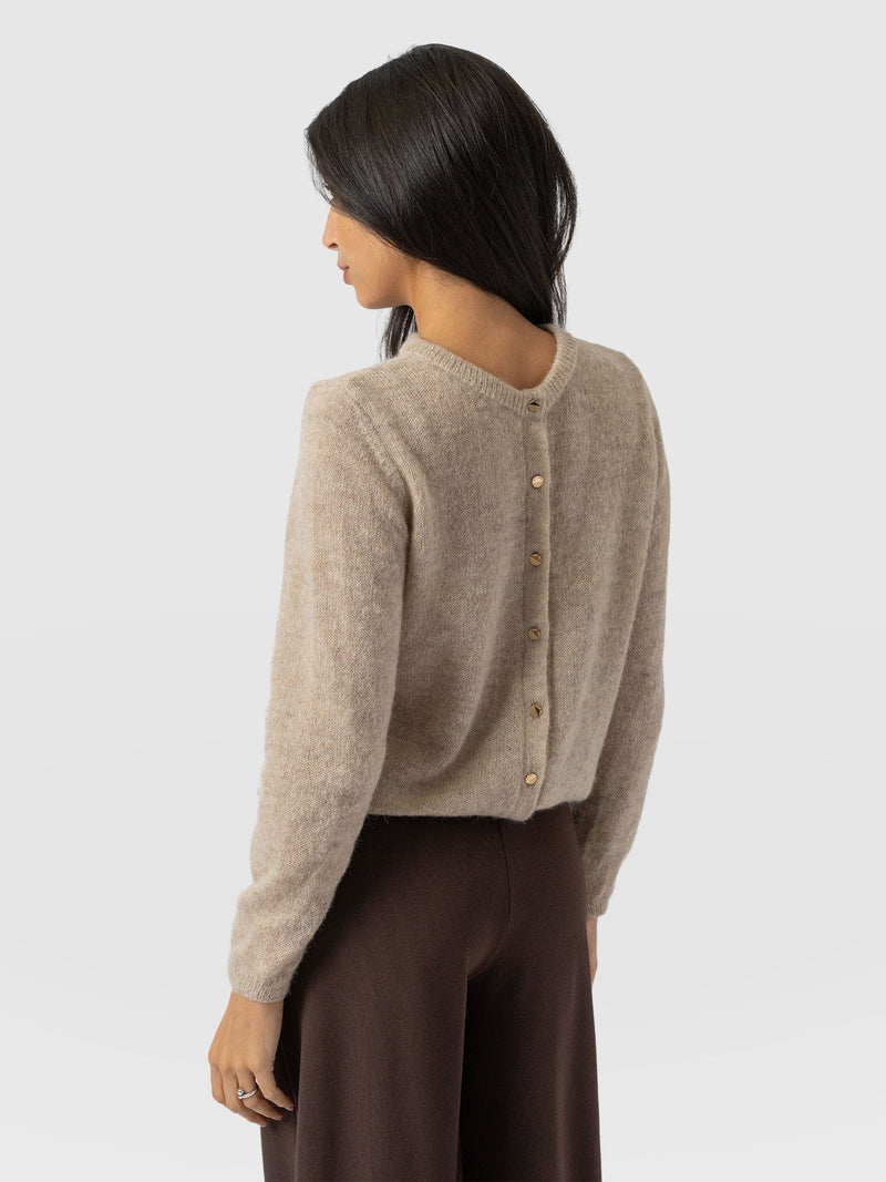 Ariella Cardigan Beige - Women's Cardigans | Saint + Sofia® UK
