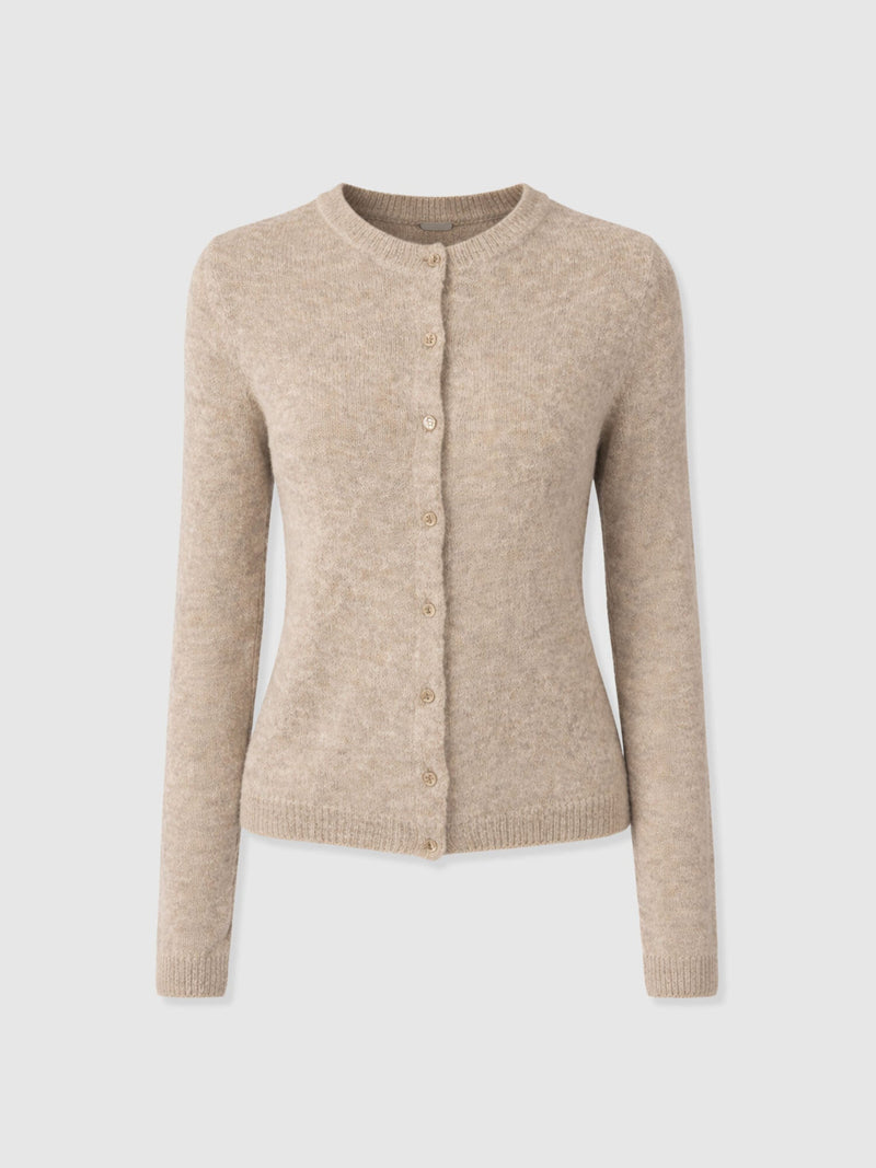 Ariella Cardigan Beige - Women's Cardigans | Saint + Sofia® UK