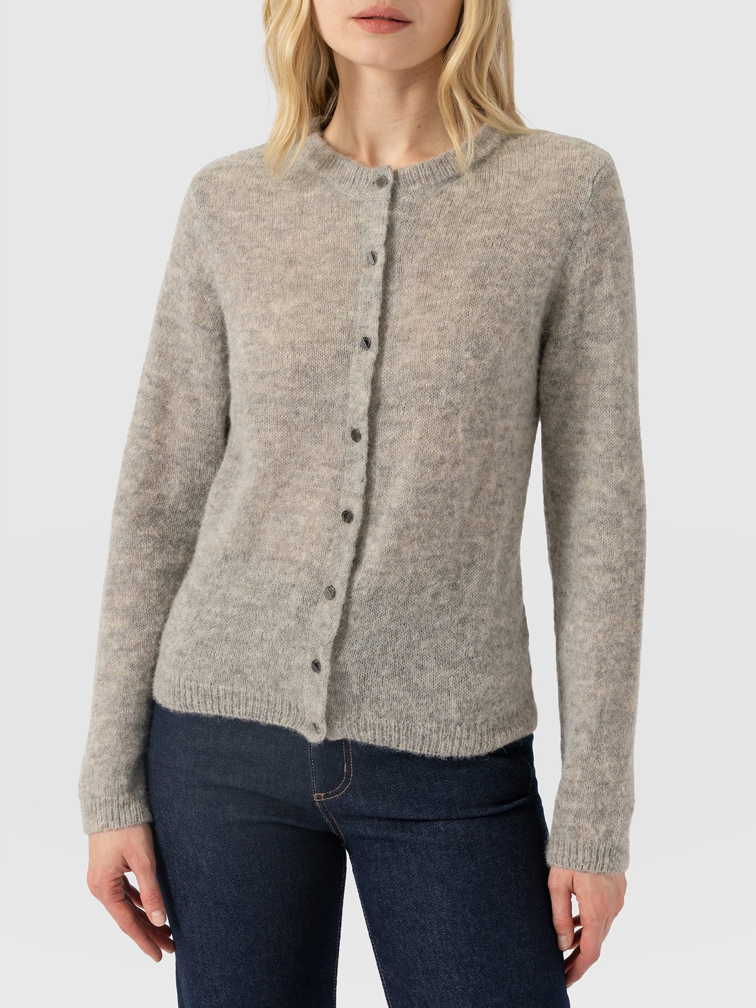 Ariella Cardigan Grey - Women's Cardigans | Saint and Sofia® UK