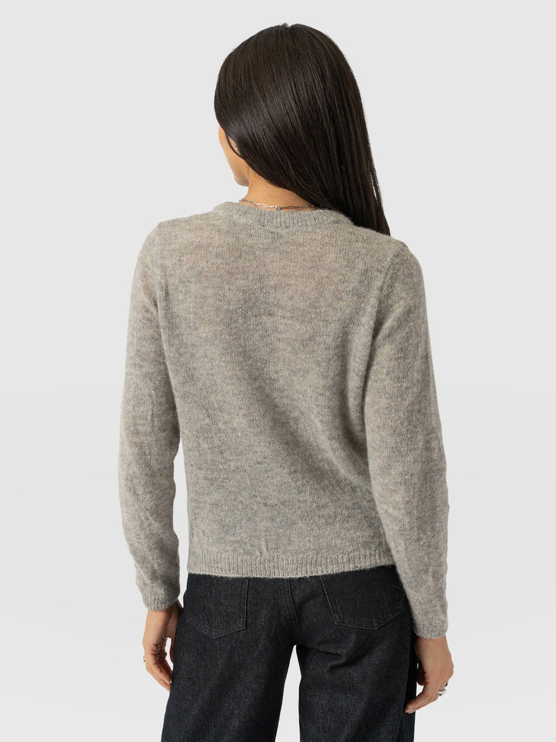 Ariella Cardigan Grey - Women's Cardigans | Saint + Sofia® UK