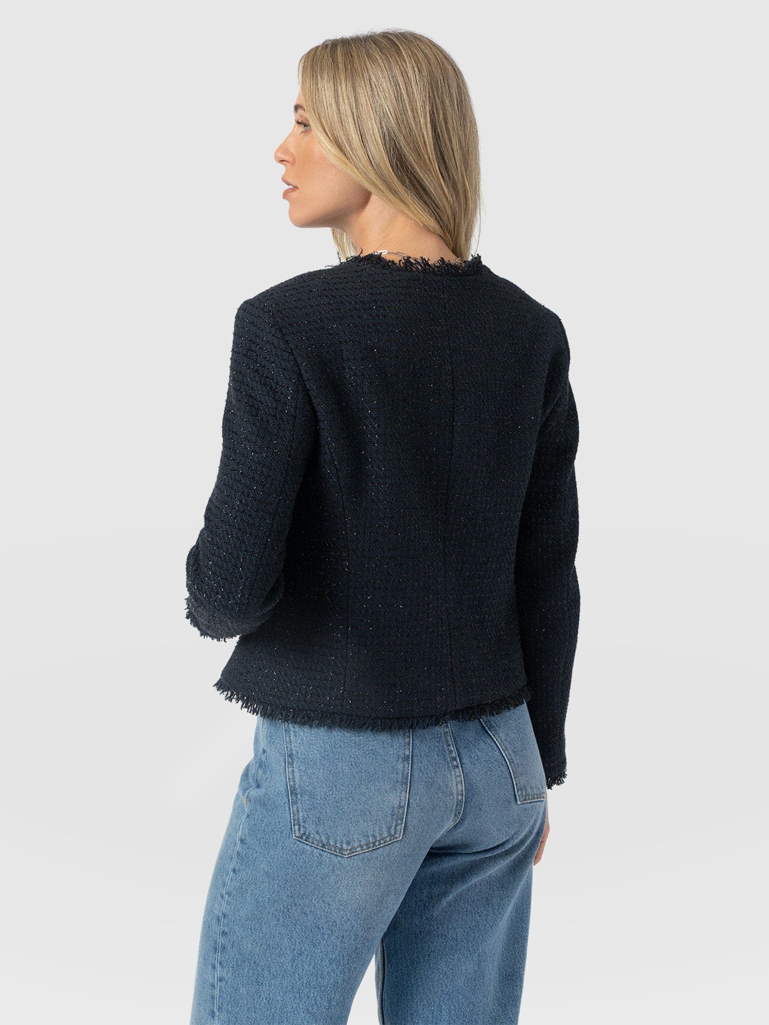 Ashby Jacket Navy - Women's Jackets | Saint + Sofia® UK