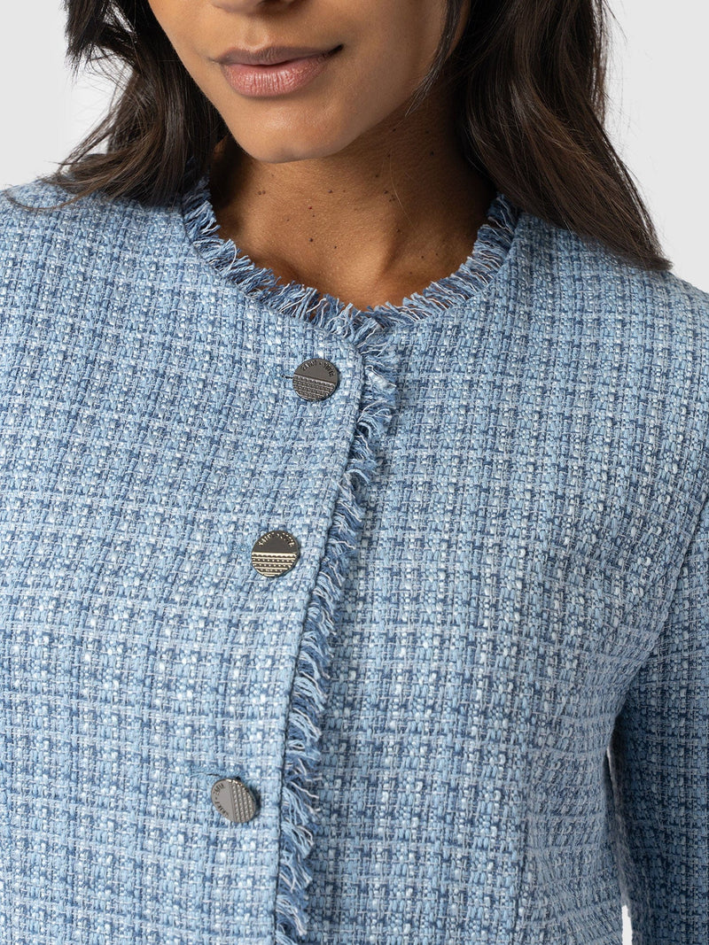 Ashby Jacket Pale Blue - Women's Jackets | Saint + Sofia® UK