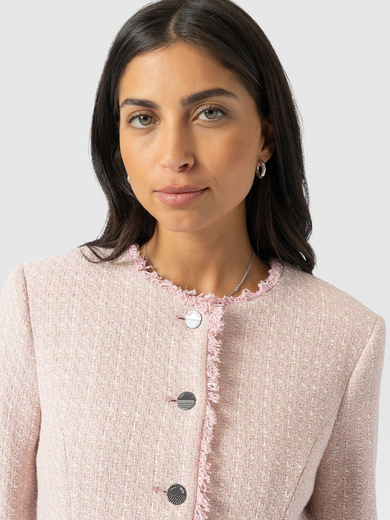 Ashby Jacket - Pale Pink - Women's Jackets | Saint + Sofia® UK