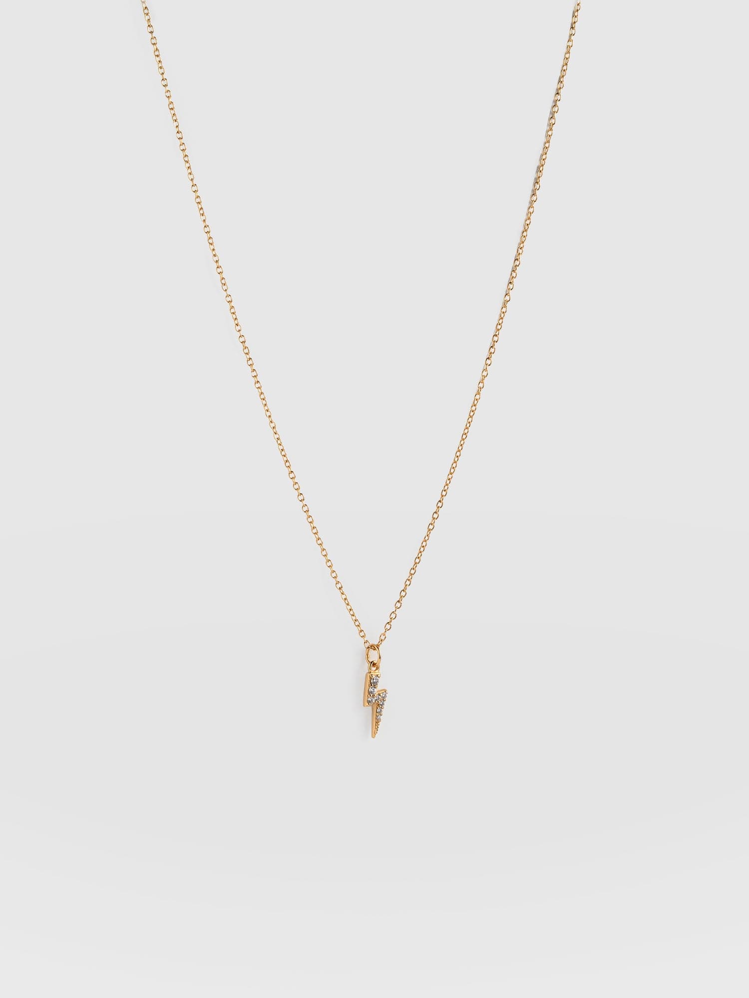 Astral Lightning Charm Necklace Gold - Women's Jewellery | Saint + Sofia® UK