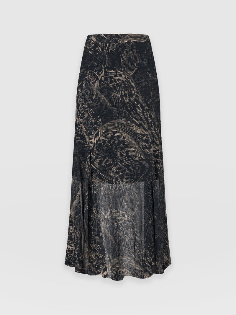 Audrey Skirt Spot Feather - Women's Skirts | Saint + Sofia® UK