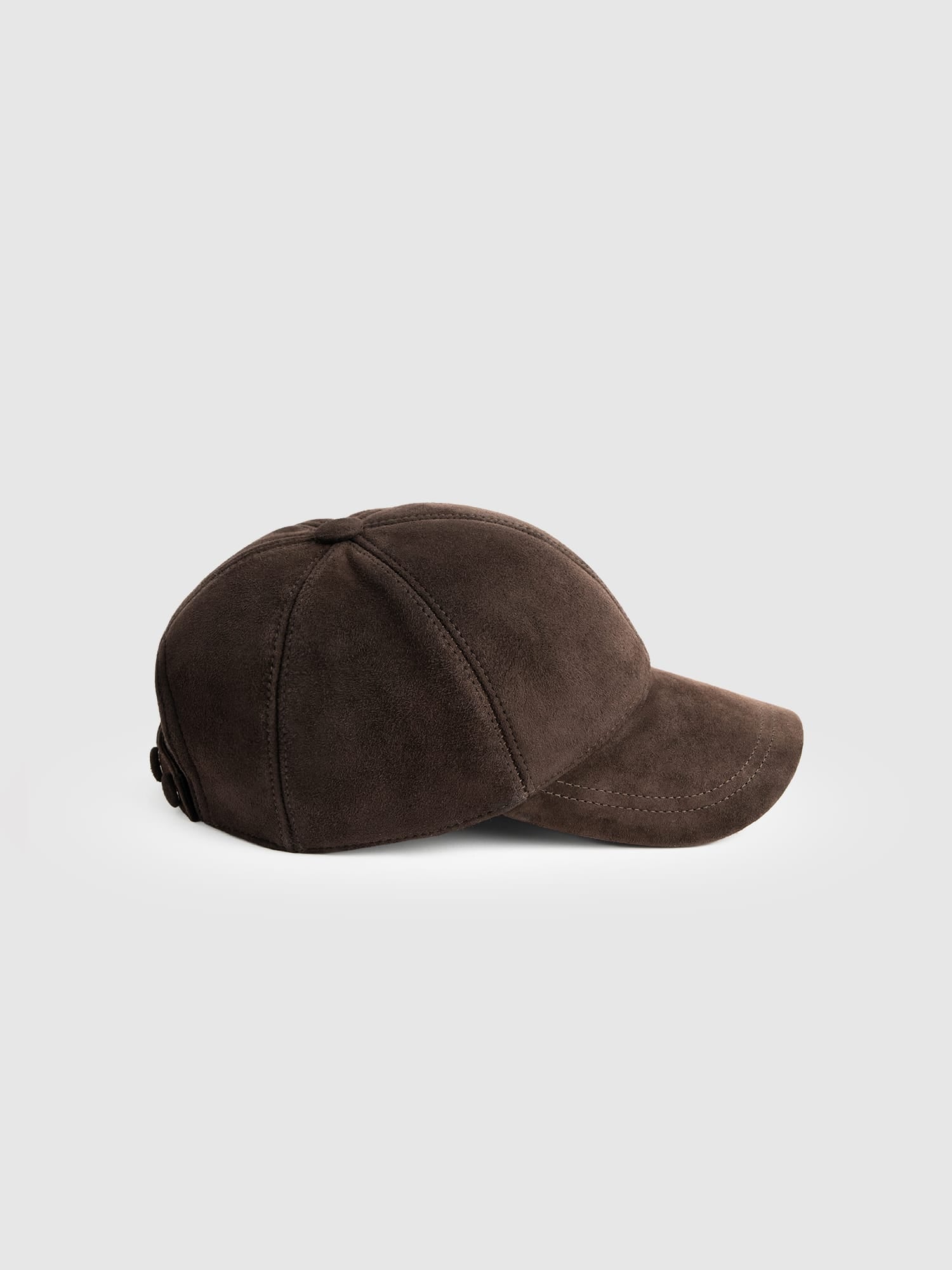 Avalon Baseball Cap - Chocolate Suede - Women's Scarves | Saint and Sofia® UK