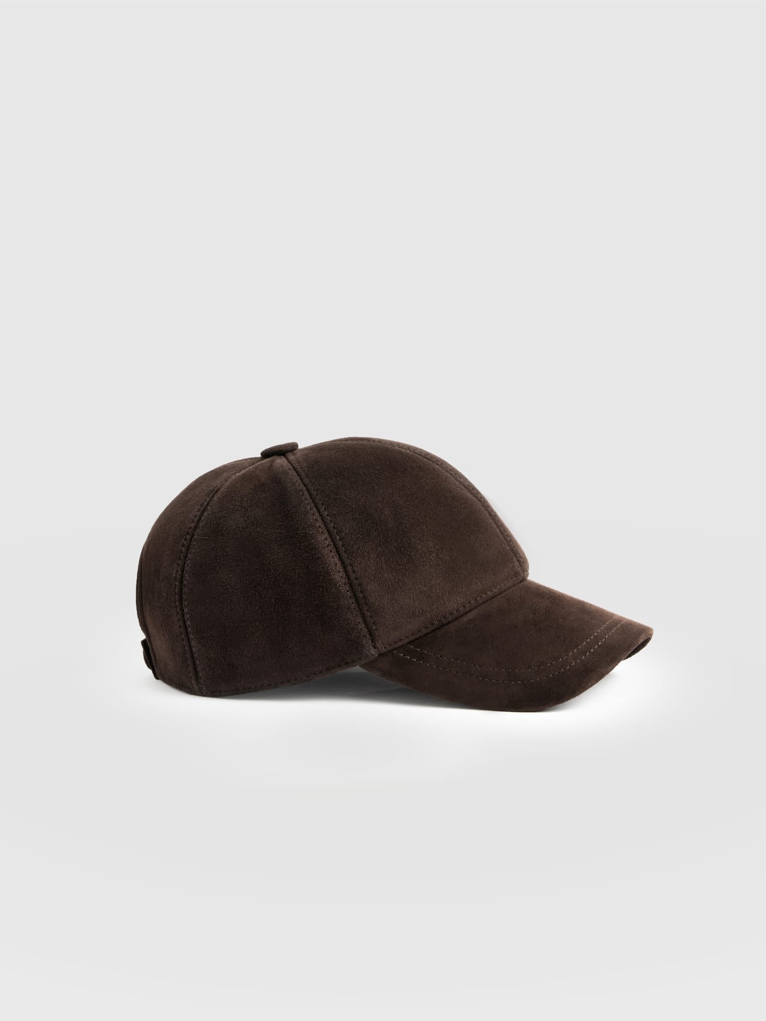 Avalon Baseball Cap - Chocolate Suede - Women's Scarves | Saint and Sofia® UK