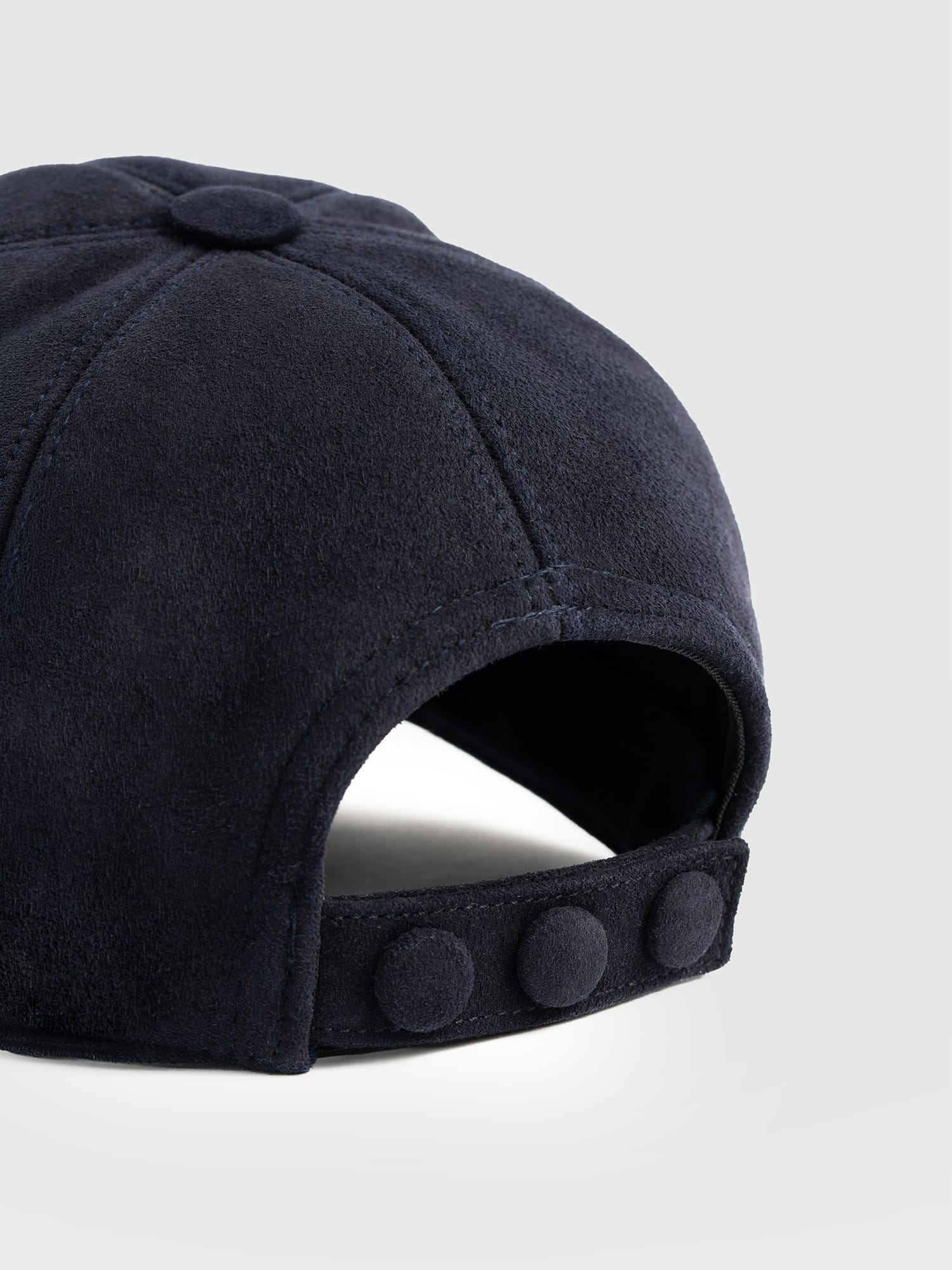 Avalon Baseball Cap - Navy Suede