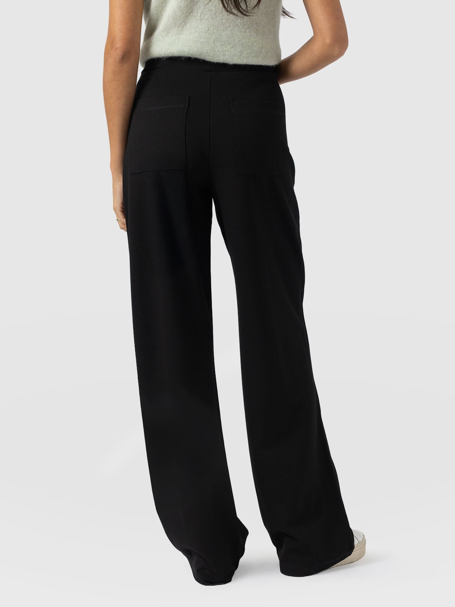 Averie Wide Leg Pant - Black
