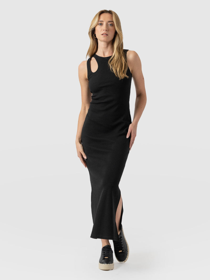Axel Cut Out Dress - Black - Women's Dresss | Saint + Sofia® UK