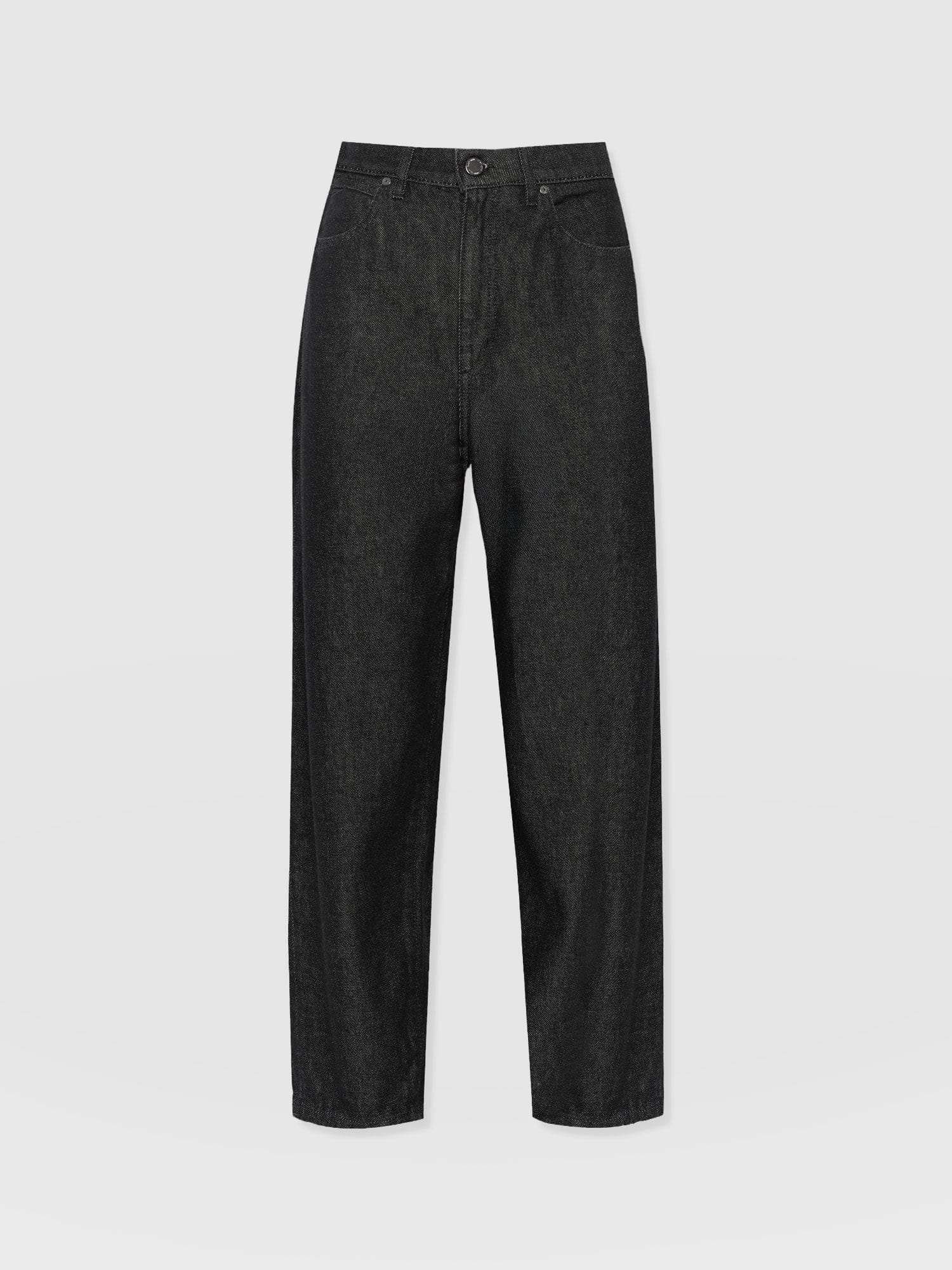 Barrel Leg Jean - Black - Women's Jeans | Saint + Sofia® UK