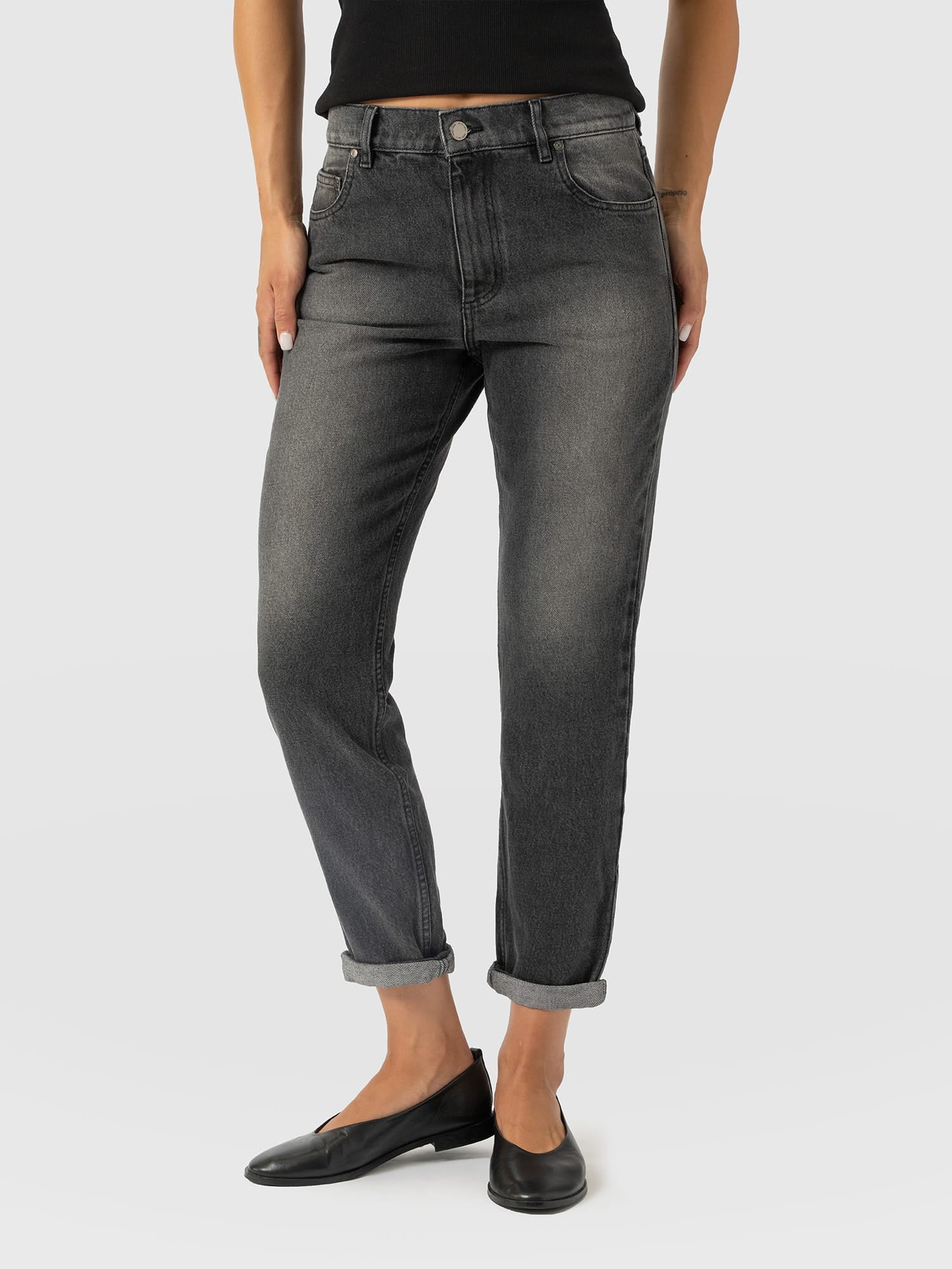 Boyfriend Jeans - Black