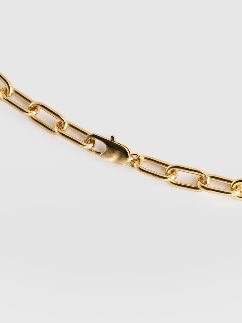 Cable Chain Bracelet Gold - Women's Jewellery | Saint + Sofia® UK