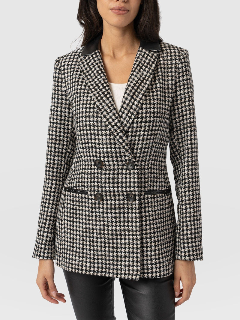 Cambridge Blazer Houndstooth - Women's Blazers | Saint + Sofia® UK