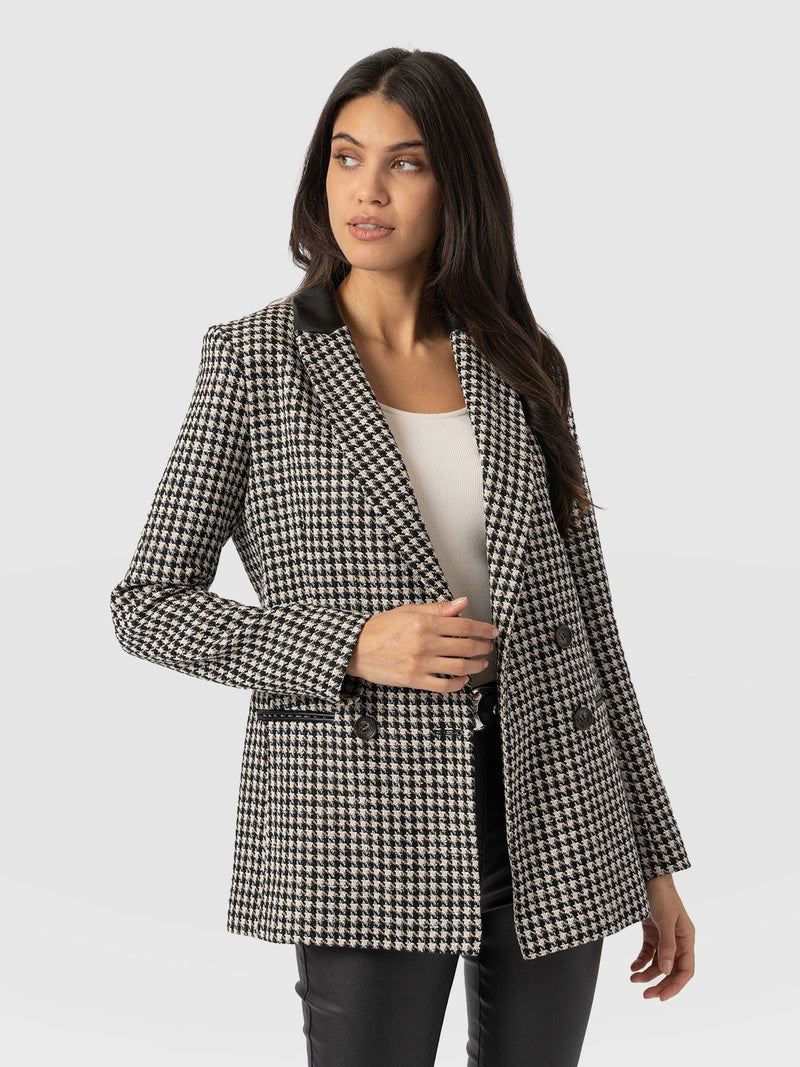 Cambridge Blazer Houndstooth - Women's Blazers | Saint + Sofia® UK