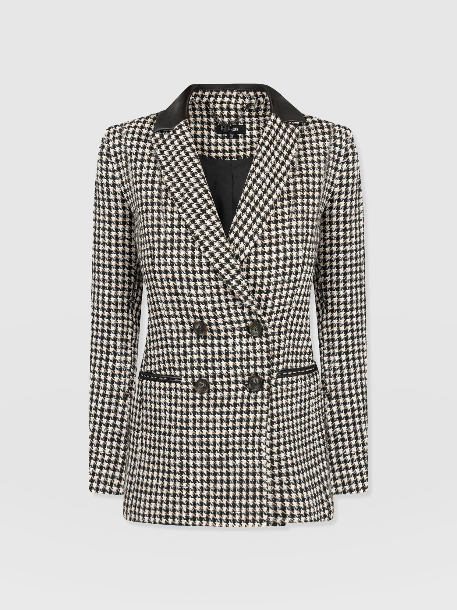Cambridge Blazer Houndstooth - Women's Blazers | Saint + Sofia® UK