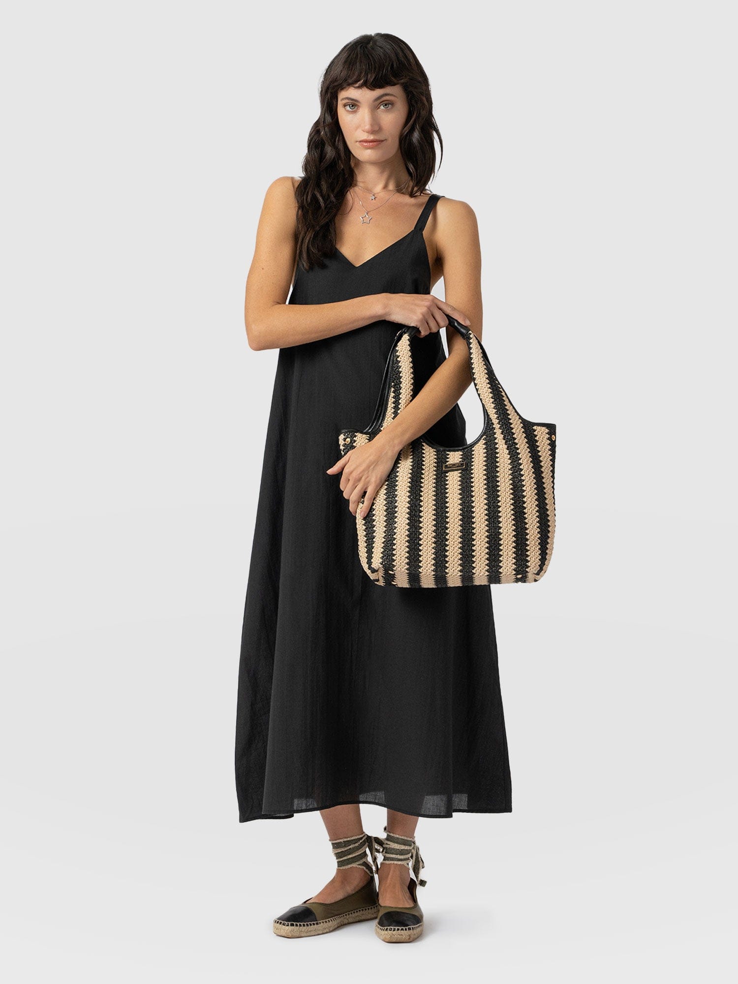 Candice A-Line Dress Black - Women's Dresses | Saint + Sofia® UK