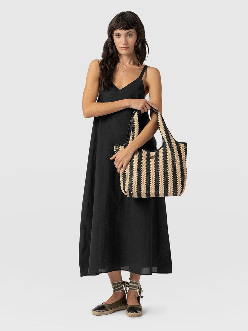 Candice A-Line Dress Black - Women's Dresses | Saint + Sofia® UK