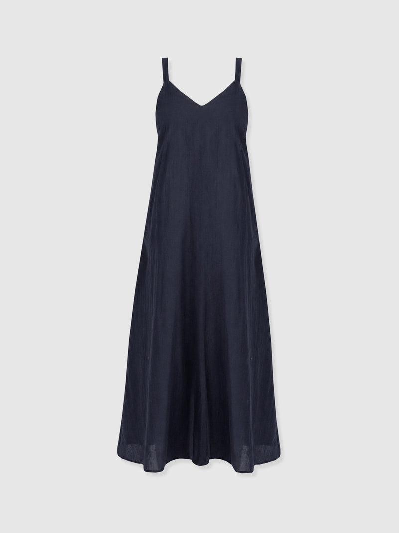 Candice A - Line Dress - Navy