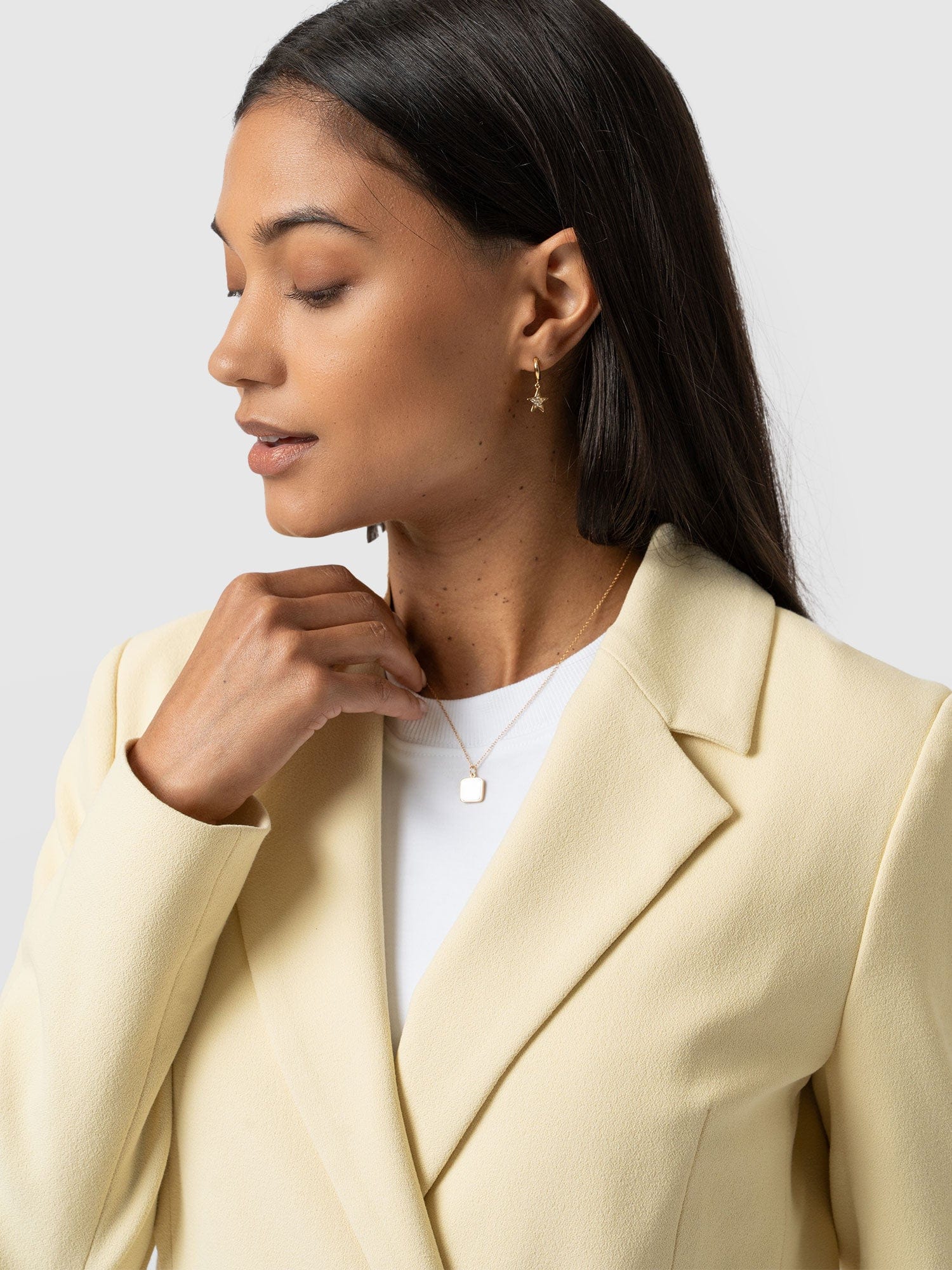 Carmen Blazer Yellow - Women's Blazers | Saint + Sofia® UK