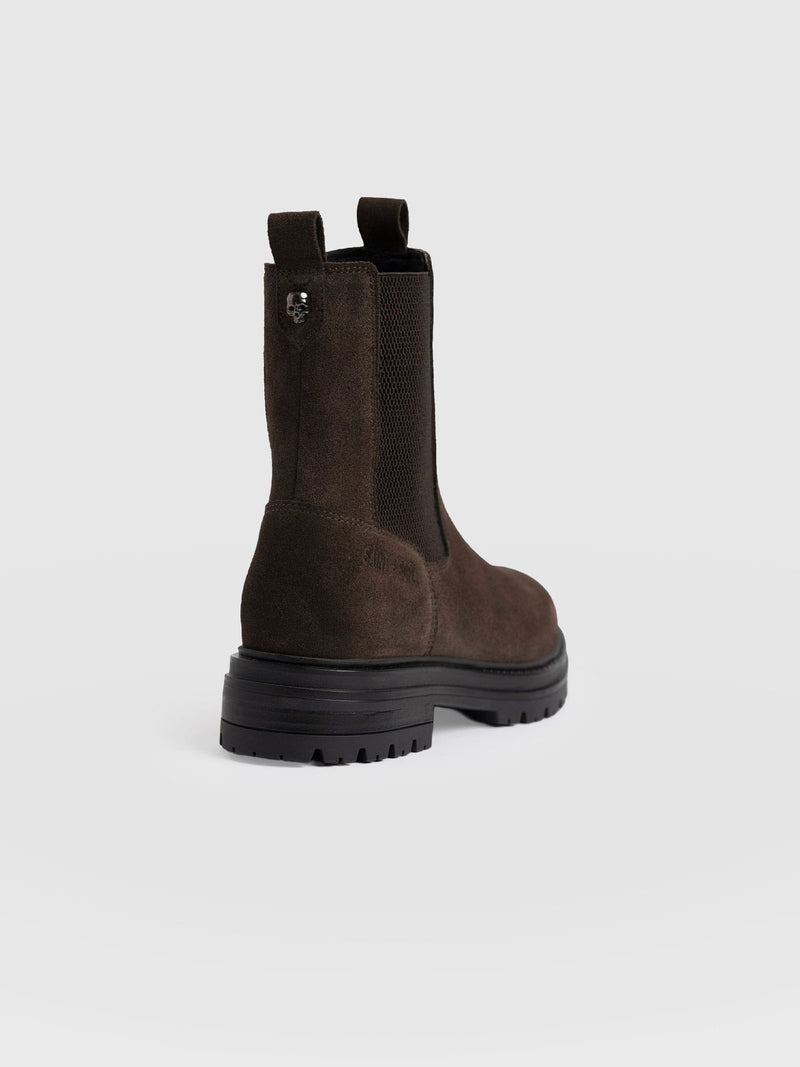 Carnaby Chelsea Boot - Chocolate Suede