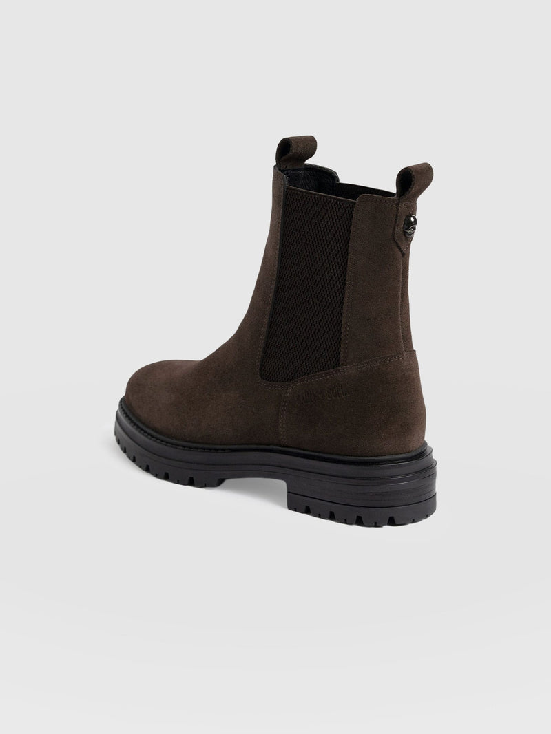 Carnaby Chelsea Boot - Chocolate Suede