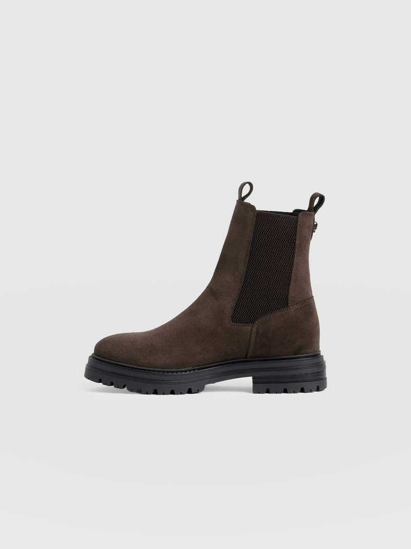 Carnaby Chelsea Boot - Chocolate Suede