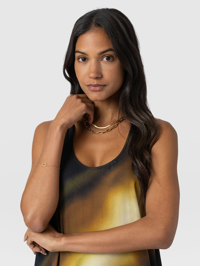 Celeste Maxi Dress - Yellow Gradient - Women's Dresses | Saint + Sofia® UK