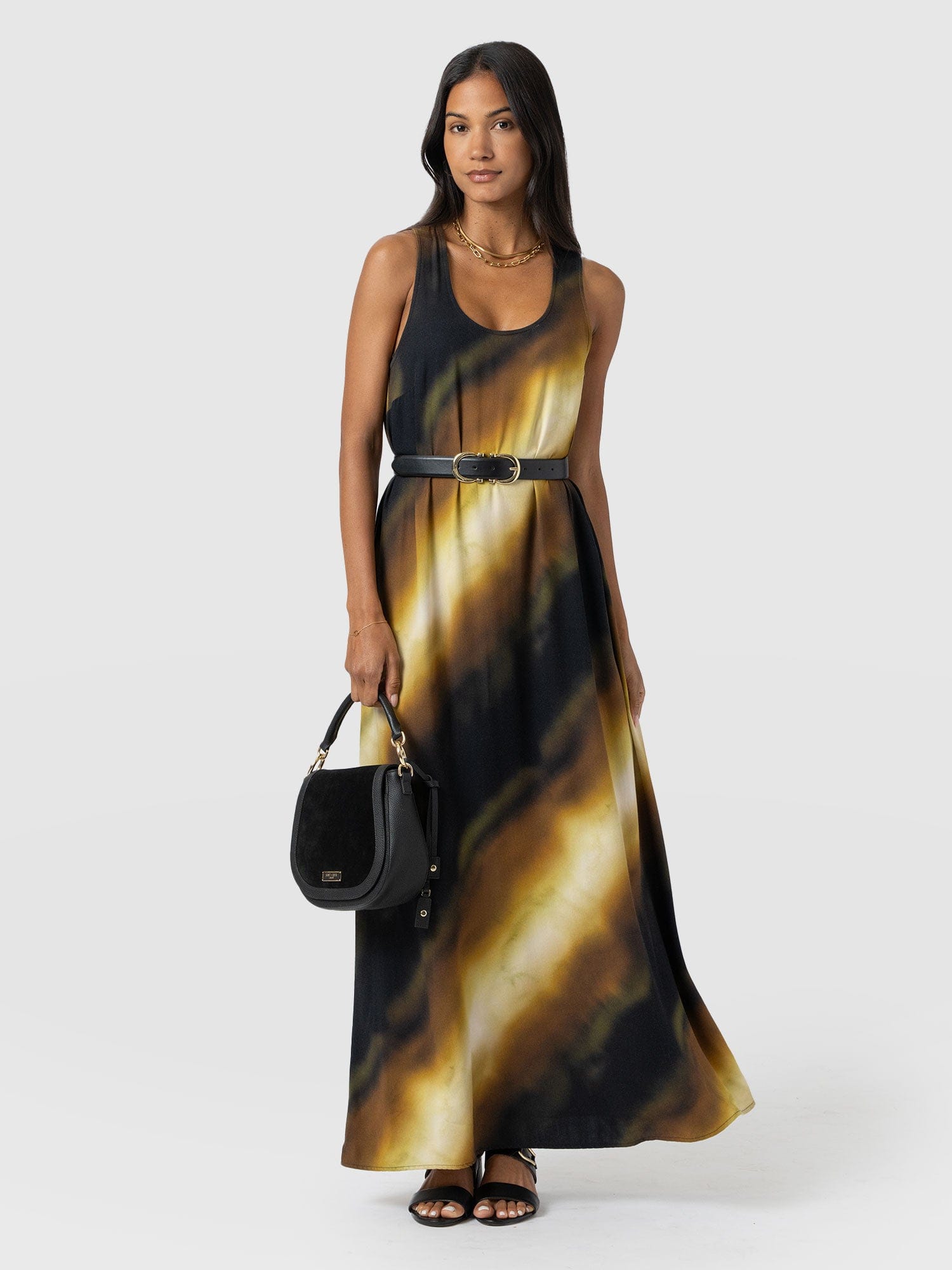 Celeste Maxi Dress - Yellow Gradient - Women's Dresses | Saint + Sofia® UK