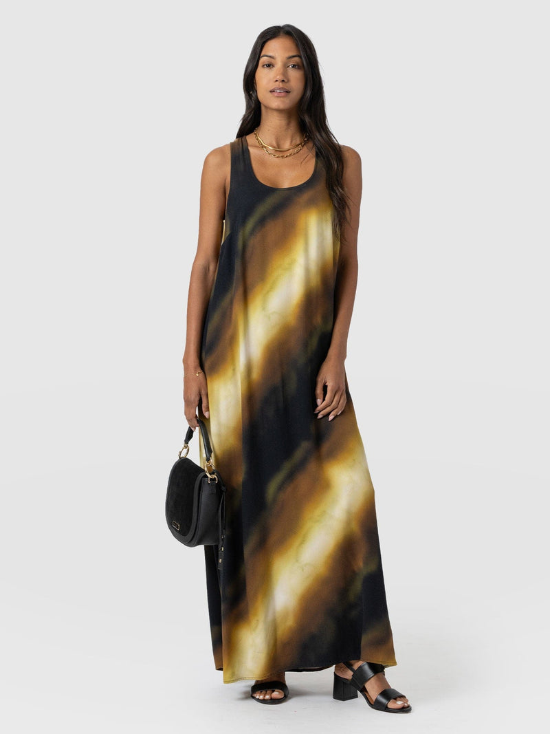 Celeste Maxi Dress - Yellow Gradient - Women's Dresses | Saint + Sofia® UK