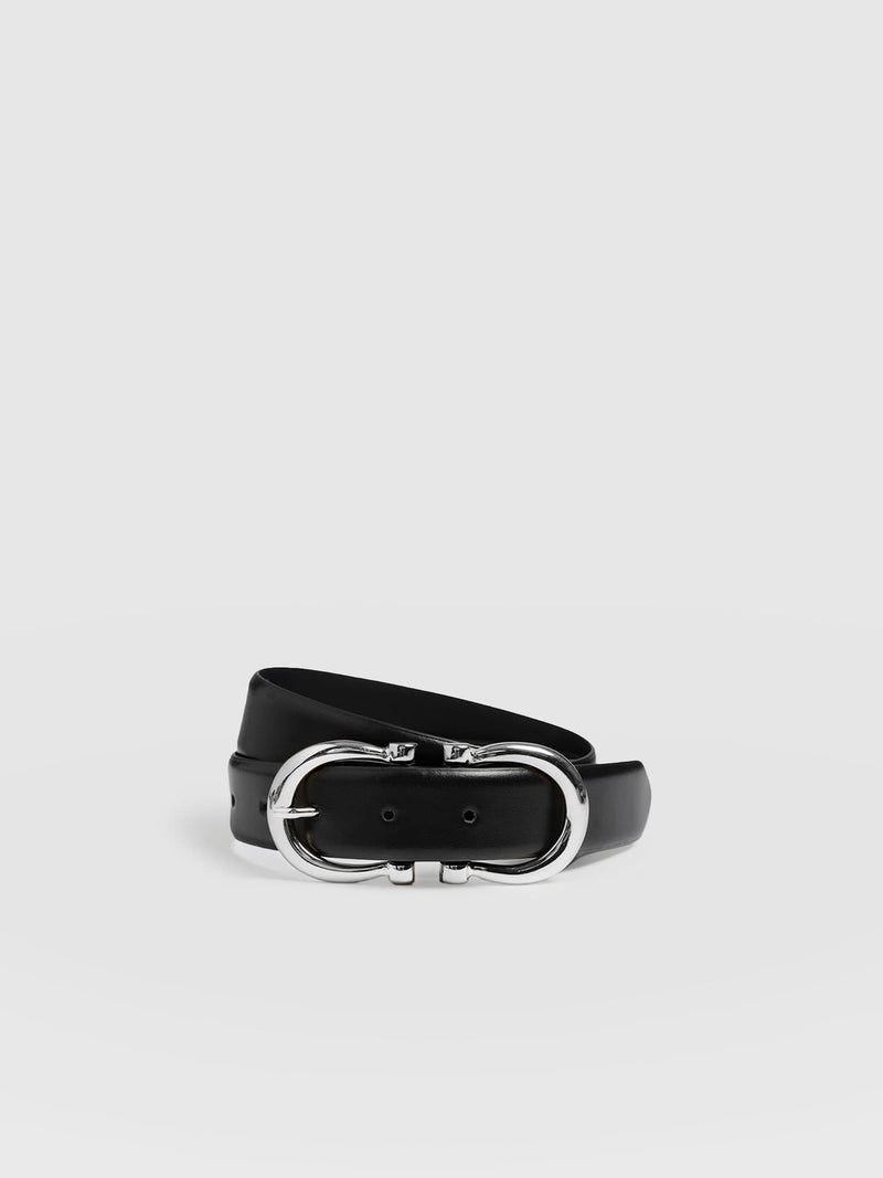 Chelsea Belt - Black/Silver
