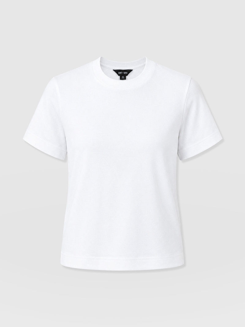 Chelsea Crew Neck Tee - White