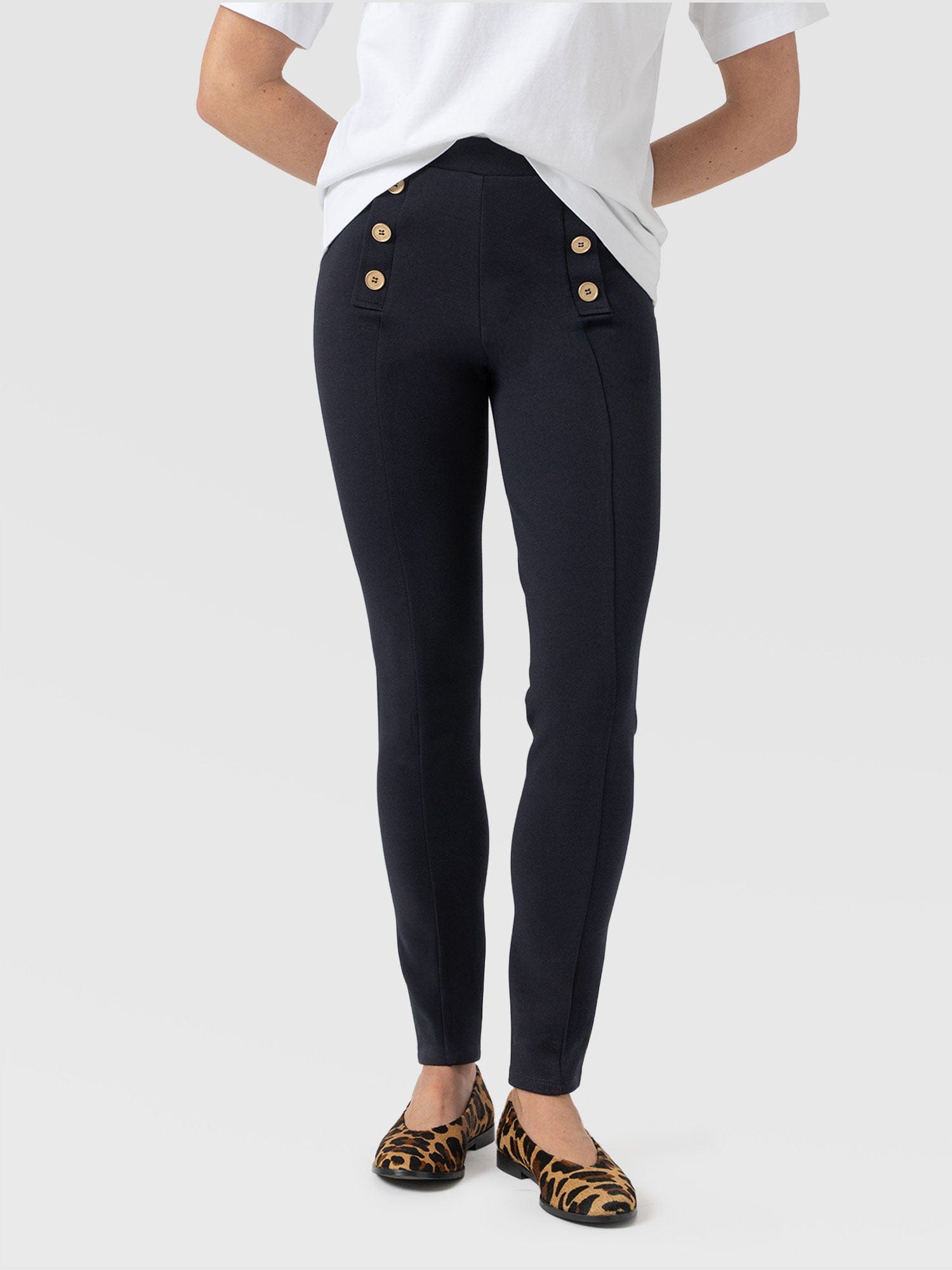 Chelsea Legging Navy - Women's Leggings | Saint and Sofia® UK
