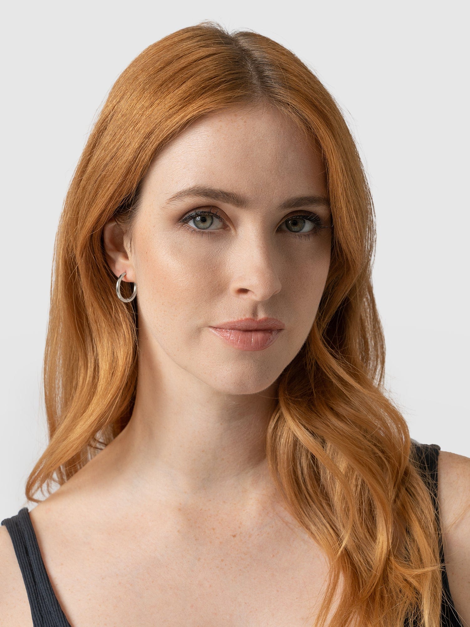 Classic Hoop Earrings Silver - Women's Jewellery | Saint + Sofia® UK