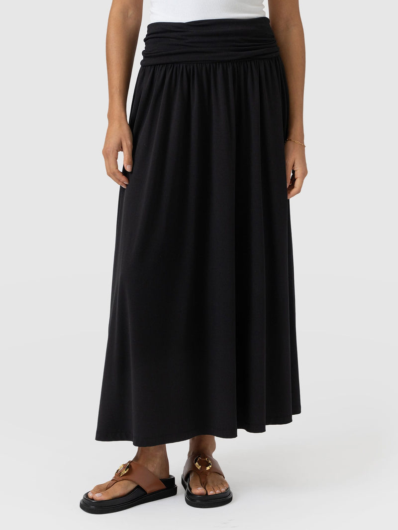 Cleo Multiway Skirt - Black - Women's Skirts | Saint + Sofia® UK