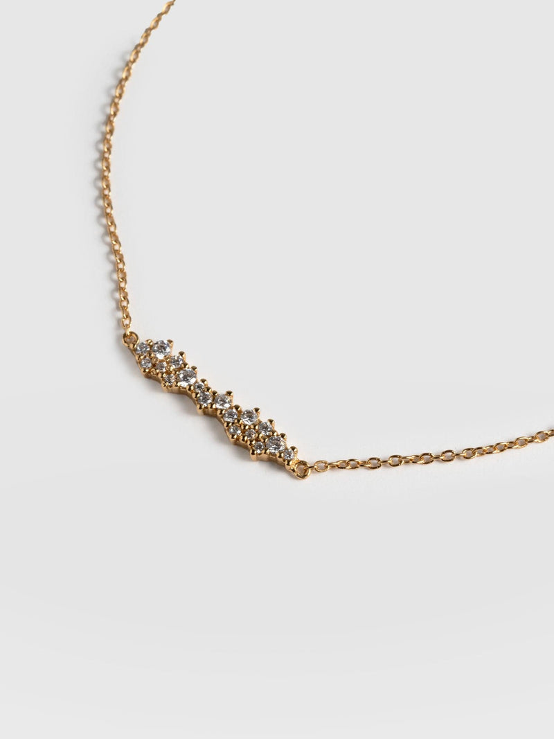 Constellation Cluster Bar Bracelet - Gold